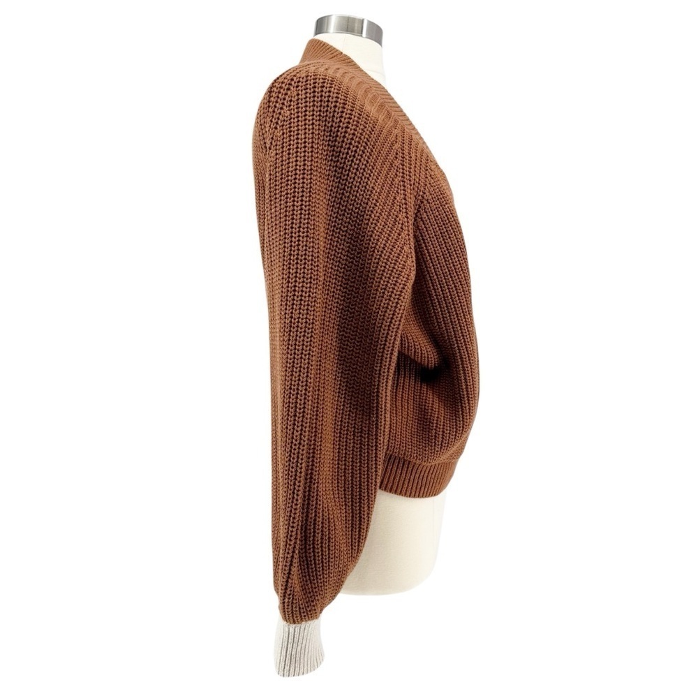 UPWEST Colorblock Wrap Sweater L - Picture 4 of 6